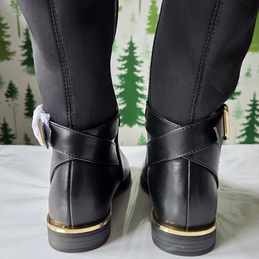 Liz Claiborne Jepson Stacked Heel Over the Knee Boots